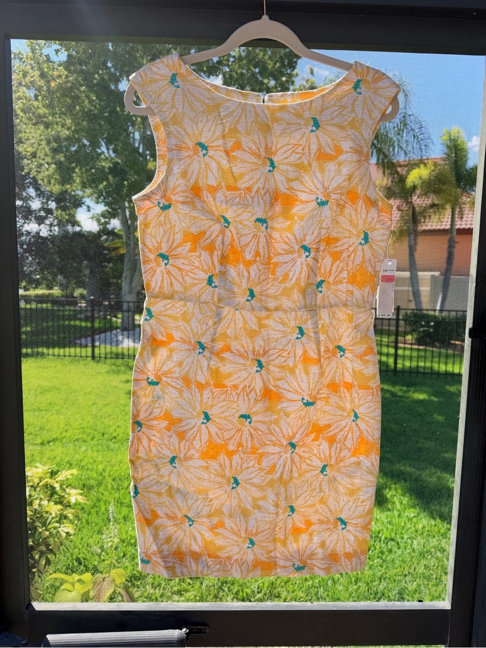 Pendleton Yellow Floral Midi Dress size 8P